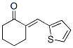 (2E)-2-(THIEN-2-YLMETHYLENE)CYCLOHEXANONE molecular structure