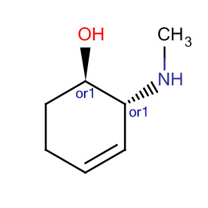 3-Cyclohexen-1-ol, 2-(methylamino)-, trans- molecular structure