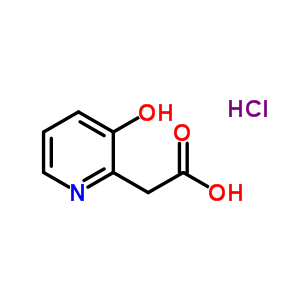 2-(3-HYDROXYPYRIDIN-2-YL)ACETIC ACID HYDROCHLORIDE molecular structure