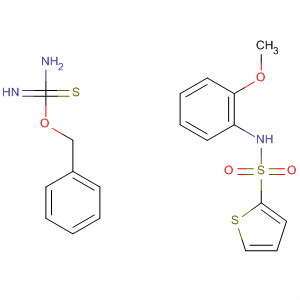 2-Thiophenesulfonamide, N-(2-methoxyphenyl)-, compd. withphenylmethyl carbamimidothioate (1:1)