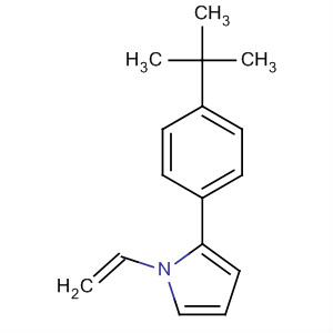 1H-Pyrrole, 2-[4-(1,1-dimethylethyl)phenyl]-1-ethenyl- molecular structure