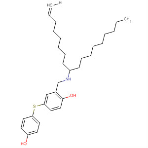 Phenol, 4-[(4-hydroxyphenyl)thio]-2-[(9-octadecenylamino)methyl]-, (Z)- molecular structure