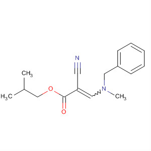 2-Propenoic acid, 2-cyano-3-[methyl(phenylmethyl)amino]-,2-methylpropyl ester