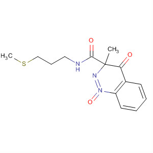 2-Quinoxalinecarboxamide, 3-methyl-N-[3-(methylthio)propyl]-,1,4-dioxide molecular structure