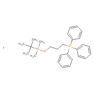 Phosphonium, [3-[[(1,1-dimethylethyl)dimethylsilyl]oxy]propyl]triphenyl-,iodide molecular structure