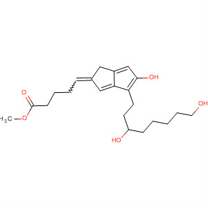 Pentanoic acid,5-[4-(3,8-dihydroxyoctyl)hexahydro-5-hydroxy-2(1H)-pentalenylidene]-,methyl ester molecular structure