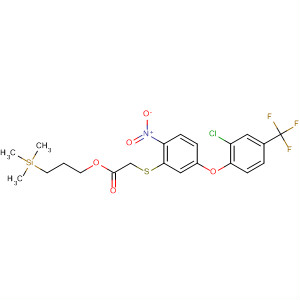 Acetic acid, [[5-[2-chloro-4-(trifluoromethyl)phenoxy]-2-nitrophenyl]thio]-,3-(trimethylsilyl)propyl ester