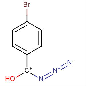 Methylium, azido(4-bromophenyl)hydroxy- molecular structure