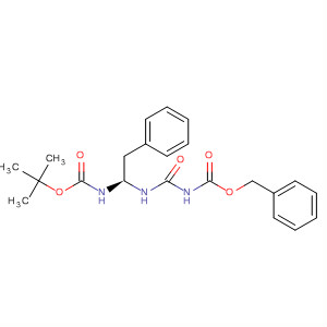 8-Oxa-2,4,6-triazadecanoic acid,9,9-dimethyl-3,7-dioxo-5-(phenylmethyl)-, phenylmethyl ester, (S)- molecular structure