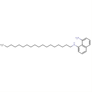 1,8-Naphthalenediamine, N-octadecyl- molecular structure