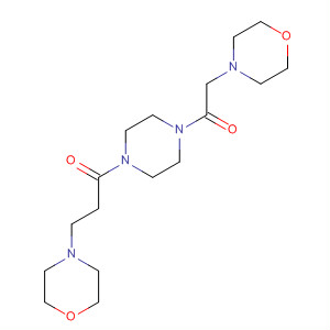 Piperazine, 1-(4-morpholinylacetyl)-4-[3-(4-morpholinyl)-1-oxopropyl]-