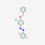 2,5-DIMETHYL-3'-CHLORO-4'-BENZYLOXYAZOBENZENE molecular structure