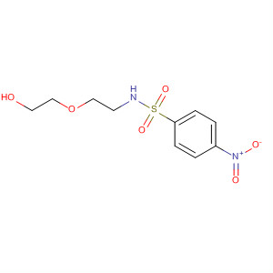 Benzenesulfonamide, N-[2-(2-hydroxyethoxy)ethyl]-4-nitro- molecular structure