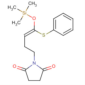 2,5-Pyrrolidinedione, 1-[4-(phenylthio)-4-[(trimethylsilyl)oxy]-3-butenyl]-,(Z)-