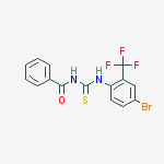 1-Benzoyl-3-[4-bromo-2-(trifluoromethyl)phenyl]thiourea