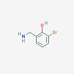 2-(Aminomethyl)-6-bromophenol molecular structure