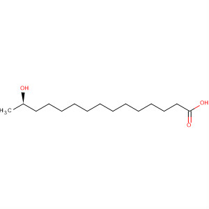 Pentadecanoic acid, 14-hydroxy-, (R)- molecular structure