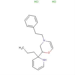 2H-Pyrido[3,2-b]-1,4-oxazine, 3,4-dihydro-4-(2-phenylethyl)-2-propyl-,dihydrochloride molecular structure