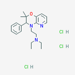2-(2,2-dimethyl-3-phenyl-3h-pyrido[3,2-b][1,4]oxazin-4-yl)-n,n-diethylethanamine;trihydrochloride