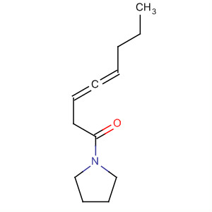 Pyrrolidine, 1-(1-oxo-3,4-octadienyl)- molecular structure
