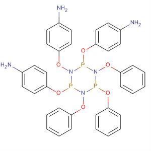 1,3,5,2,4,6-Triazatriphosphorine,tris(4-aminophenoxy)-2,2,4,4,6,6-hexahydrotriphenoxy- molecular structure