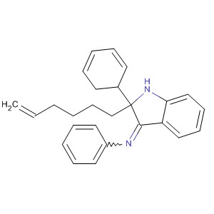 Benzenamine,N-[2-(5-hexenyl)-1,2-dihydro-2-phenyl-3H-indol-3-ylidene]-