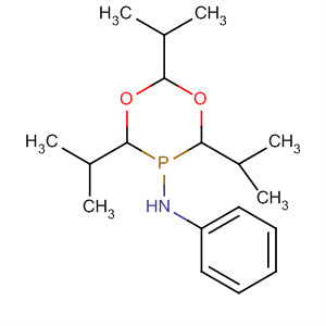 1,3,5-Dioxaphosphorinan-5-amine, 2,4,6-tris(1-methylethyl)-N-phenyl- molecular structure