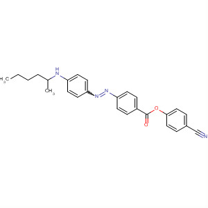 Benzoic acid, 4-[[4-(methylpentylamino)phenyl]azo]-, 4-cyanophenylester molecular structure