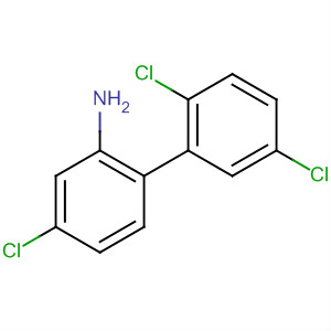 [1,1'-Biphenyl]-2-amine, 2',4,5'-trichloro- molecular structure