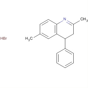 Quinoline, 3,4-dihydro-2,6-dimethyl-4-phenyl-, hydrobromide molecular structure