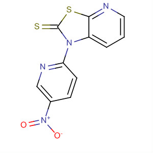 Thiazolo[5,4-b]pyridine-2(1H)-thione, 1-(5-nitro-2-pyridinyl)- molecular structure