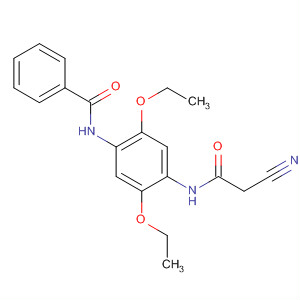 Benzamide, N-[4-[(cyanoacetyl)amino]-2,5-diethoxyphenyl]- molecular structure