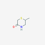6-Methylthiomorpholin-3-one molecular structure