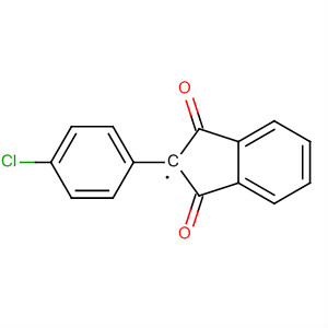 1H-Inden-2-yl, 2-(4-chlorophenyl)-2,3-dihydro-1,3-dioxo- molecular structure