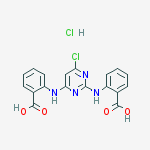 N,N'-(6-CHLOROPYRIMIDIN-2,4-YLENE)DIANTHRANILIC ACID HCL