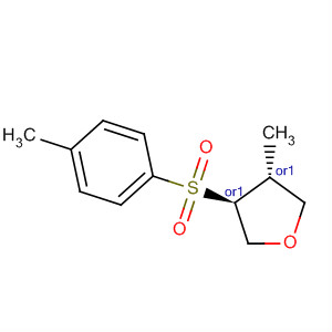 Furan, tetrahydro-3-methyl-4-[(4-methylphenyl)sulfonyl]-, trans- molecular structure