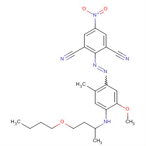 1,3-Benzenedicarbonitrile,2-[[4-[(2-butoxyethyl)ethylamino]-5-methoxy-2-methylphenyl]azo]-5-nitro-