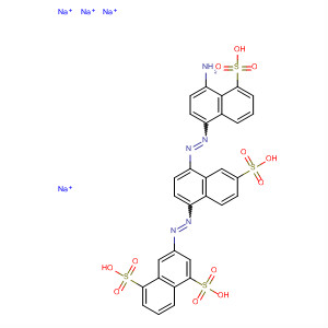 1,5-Naphthalenedisulfonic acid,3-[[4-[(4-amino-5-sulfo-1-naphthalenyl)azo]-6-sulfo-1-naphthalenyl]azo]-,tetrasodium salt