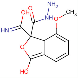 2-Benzofurancarboximidic acid, 3-hydroxy-7-methoxy-,1-methylhydrazide