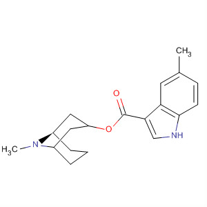 1H-Indole-3-carboxylic acid, 5-methyl-,9-methyl-9-azabicyclo[3.3.1]non-3-yl ester, endo- molecular structure