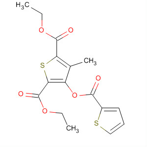 2,5-Thiophenedicarboxylic acid, 3-methyl-4-[(2-thienylcarbonyl)oxy]-,diethyl ester
