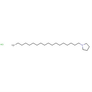 Pyrrolidine, 1-octadecyl-, hydrochloride molecular structure