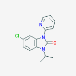 5-chloro-1-propan-2-yl-3-pyridin-2-ylbenzimidazol-2-one molecular structure