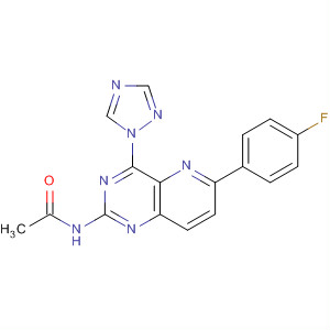 Acetamide,N-[6-(4-fluorophenyl)-4-(1H-1,2,4-triazol-1-yl)pyrido[3,2-d]pyrimidin-2-yl]-