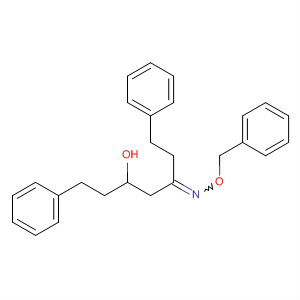 3-Heptanone, 5-hydroxy-1,7-diphenyl-, O-(phenylmethyl)oxime, (E)-