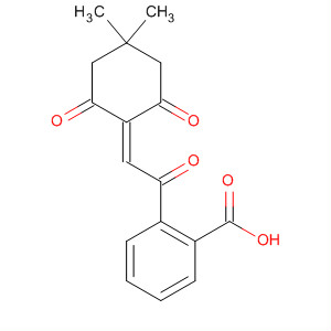 Benzoic acid, 2-[(4,4-dimethyl-2,6-dioxocyclohexylidene)acetyl]- molecular structure