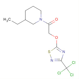 Piperidine,3-ethyl-1-[[[3-(trichloromethyl)-1,2,4-thiadiazol-5-yl]oxy]acetyl]-