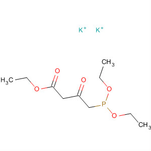 Butanoic acid, 4-(diethoxyphosphinyl)-3-oxo-, ethyl ester, ion(2-),dipotassium
