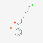 1-(2-BROMOPHENYL)-7-CHLORO-1-OXOHEPTANE molecular structure