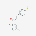 2,5-DIMETHYL-3-(4-THIOMETHYLPHENYL)PROPIOPHENONE